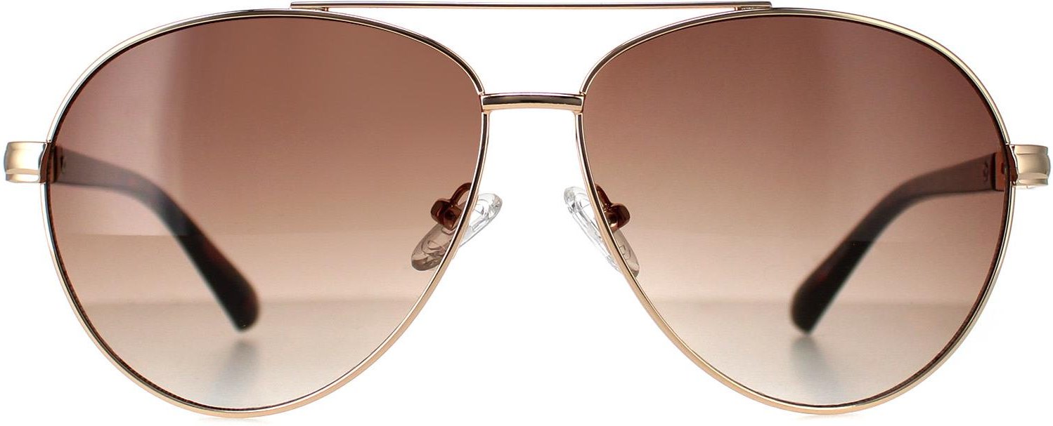 Guess Aviator Herren Gold Braun Farbverlauf GF0221