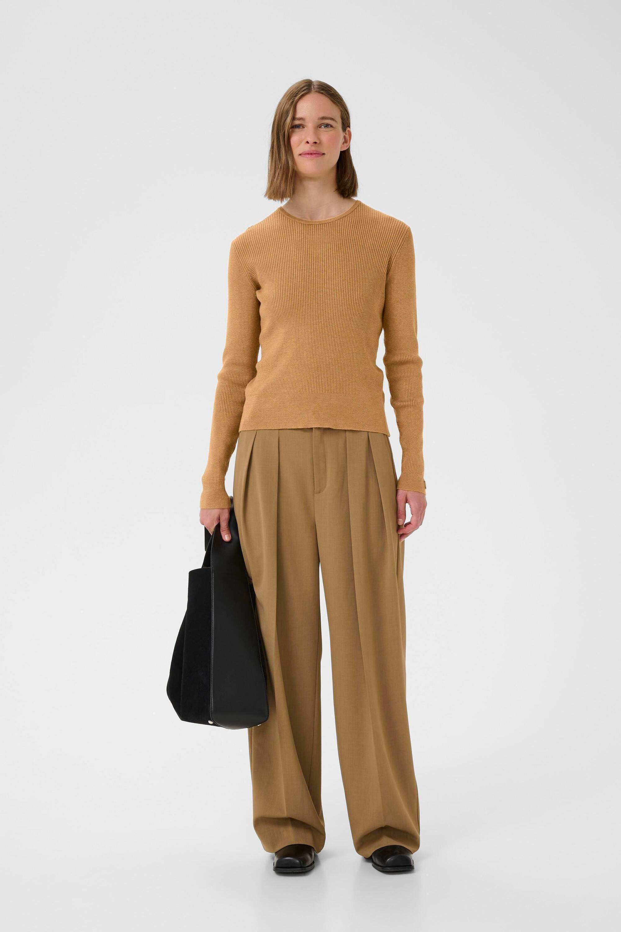 Strickpullover LeenahIW Tight fit brown