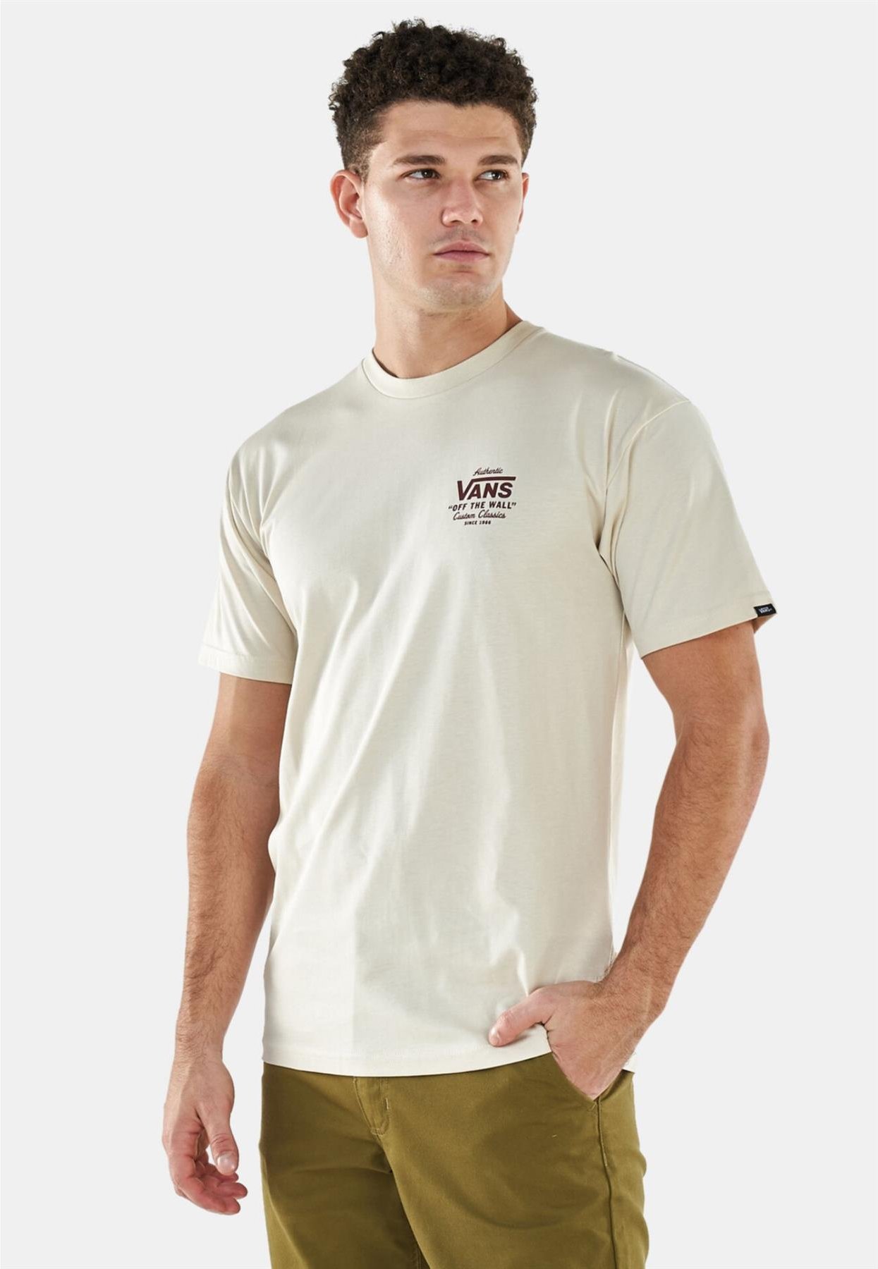 VANS MN HOLDER ST CLASSIC T Shirt Beige