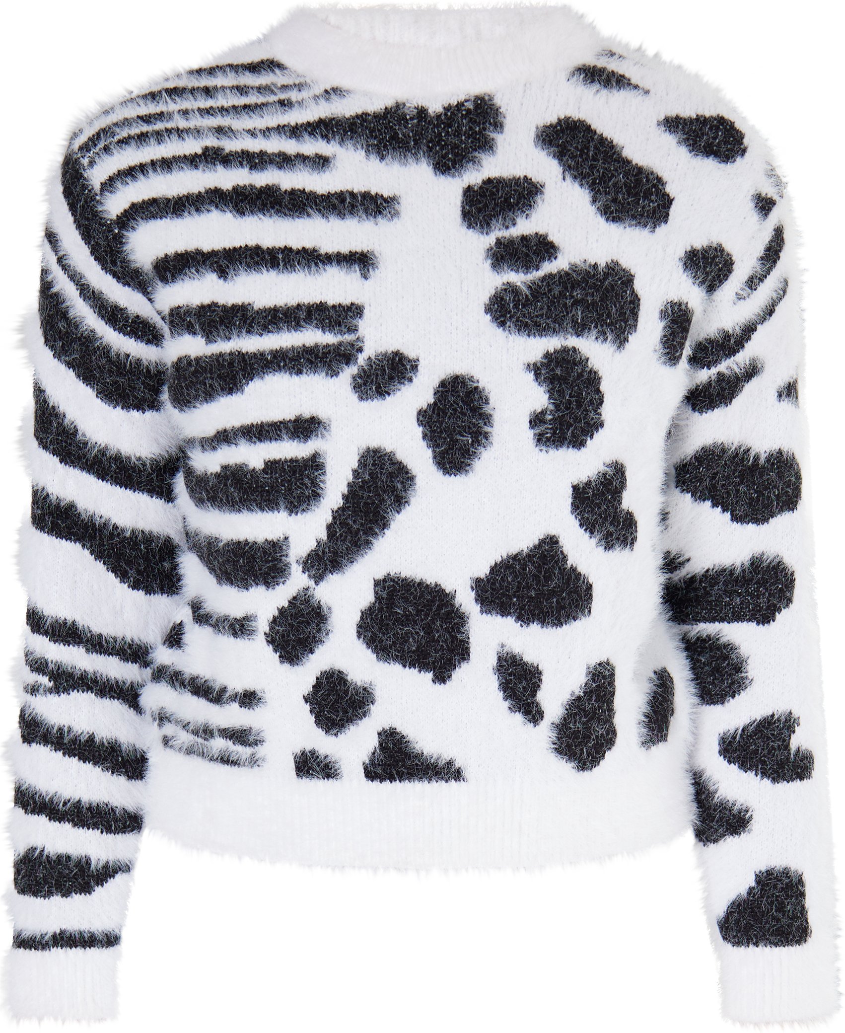 Thumbnail - Mymo Strickpullover Mädchen (Kids) weiss