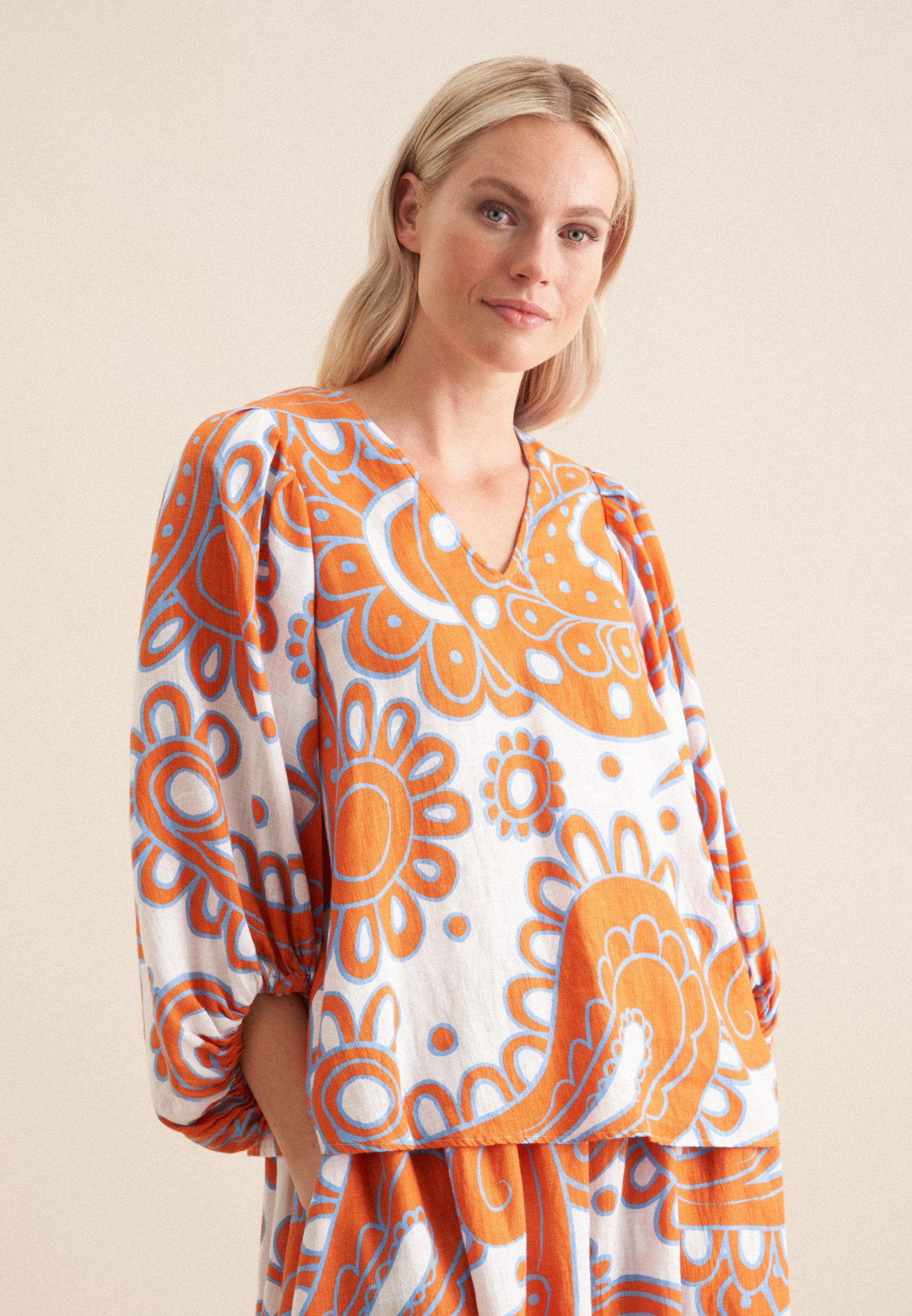 Shirt Damen Orange