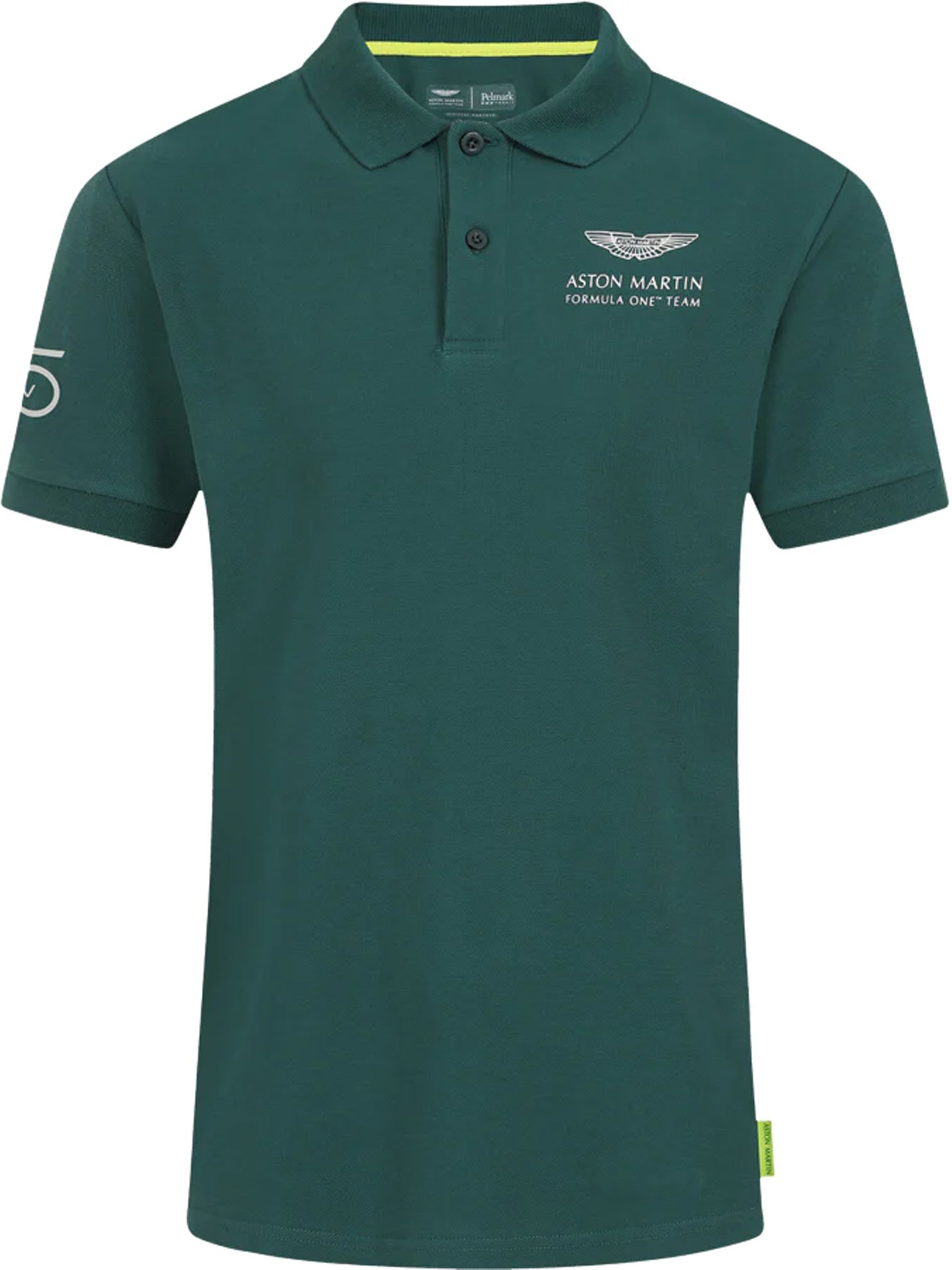 Aston Martin F1 Sebastian Vettel Fahrer Herren Green Polo -Hemd