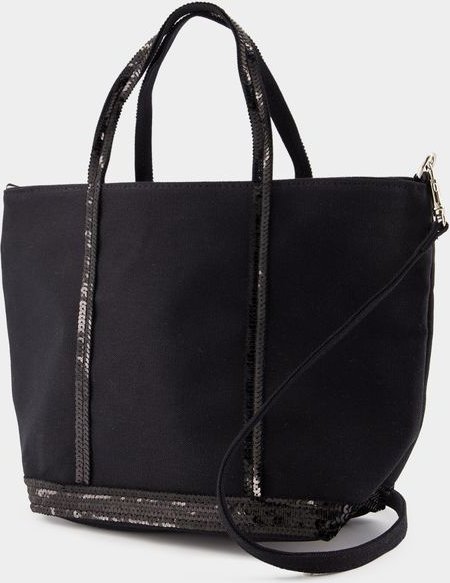 Einkaufstasche S - Vanessa Bruno - Baumwolle - Schwarz