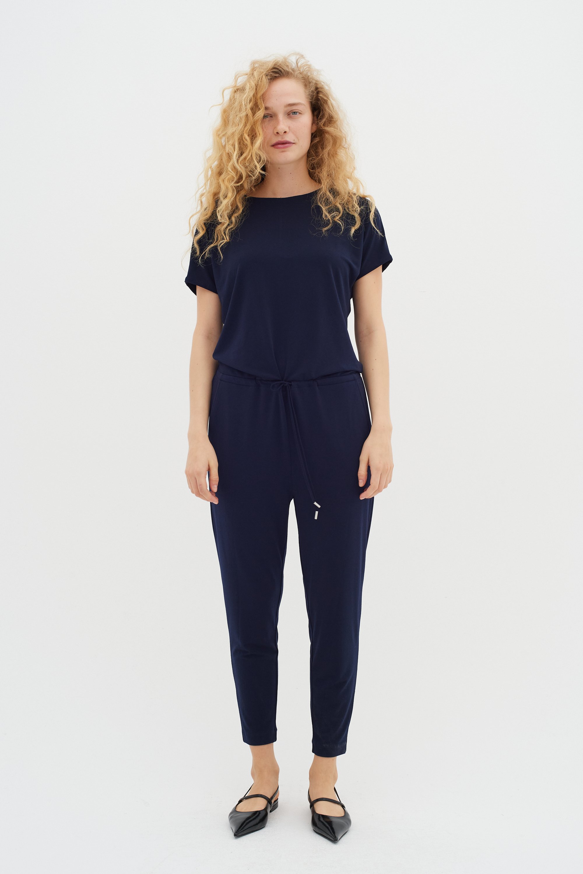 Thumbnail - Casual Hose Relaxed fit Stormy Navy blue