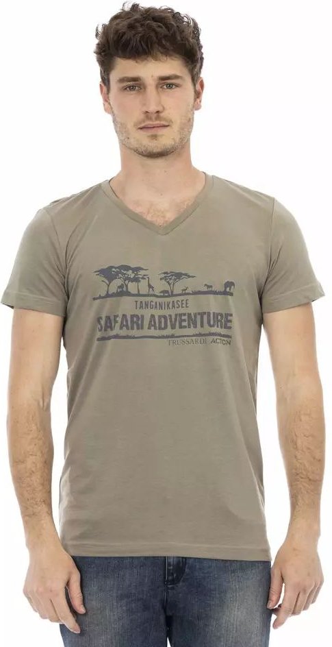 Safari-Abenteuer V-Ausschnitt T-Shirt