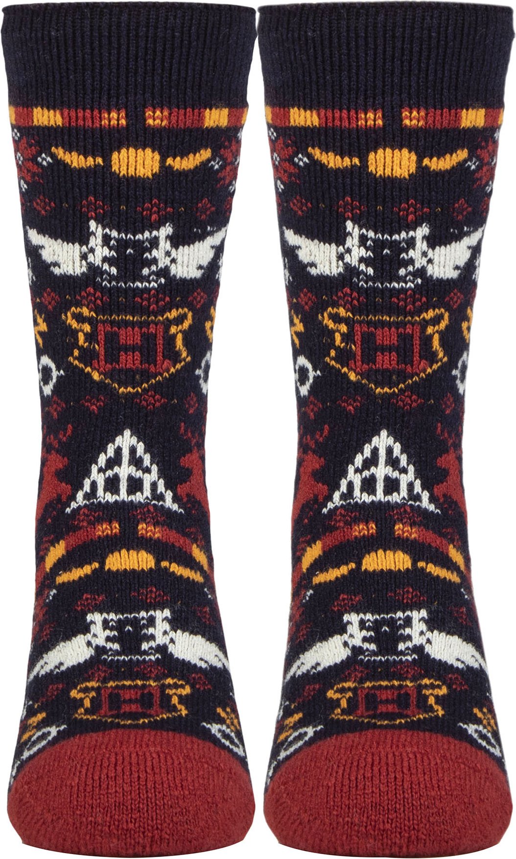 Damen Neuheit Harry Potter Socken | Wärmehalter Lite | Winter warm Spaß Muster Socken für Frauen - Harry Potter