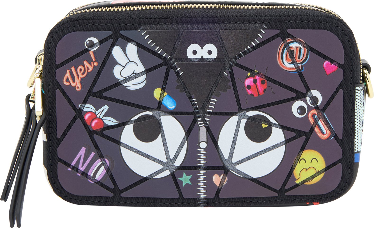 Mymo Handtasche Handtasche Frauen schwarz mehrfarbig