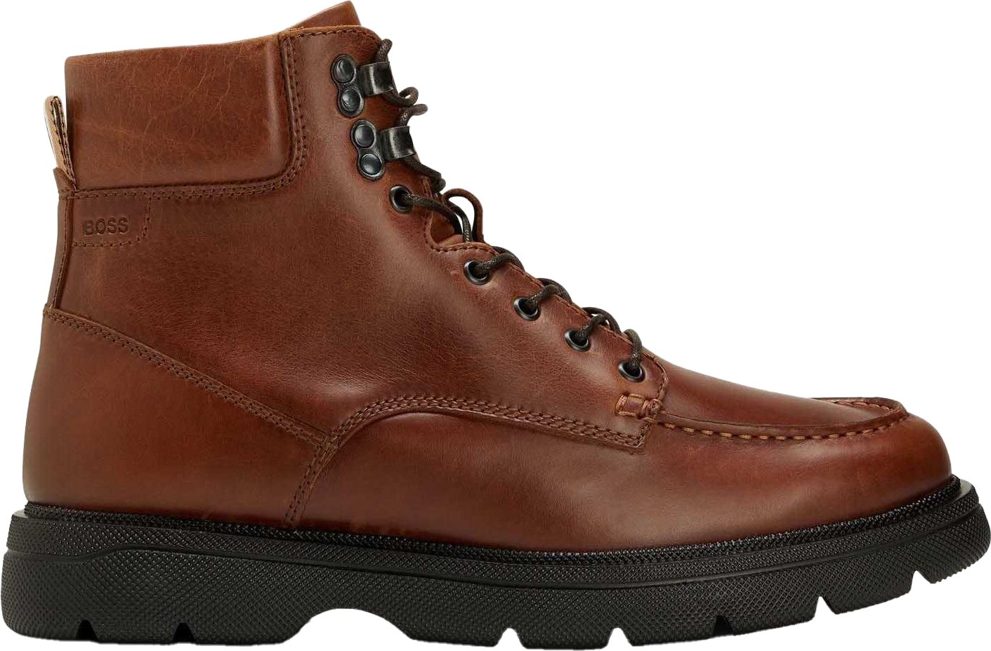 Thumbnail - Boss - Herren Stiefeletten "Jacob", Leder (Braun)