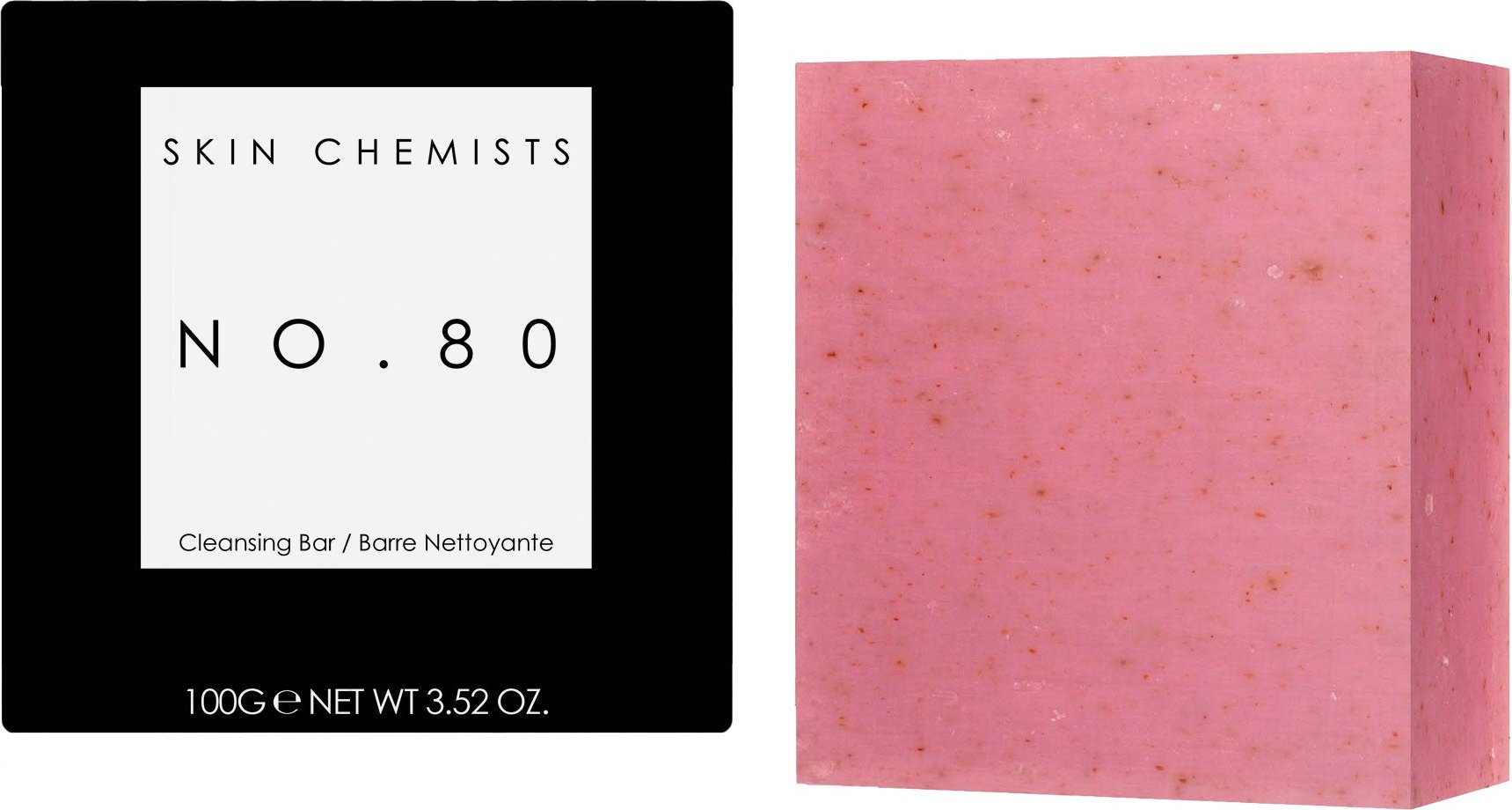 skinChemists No.80 Rose Cleansing Facial Bar 100g