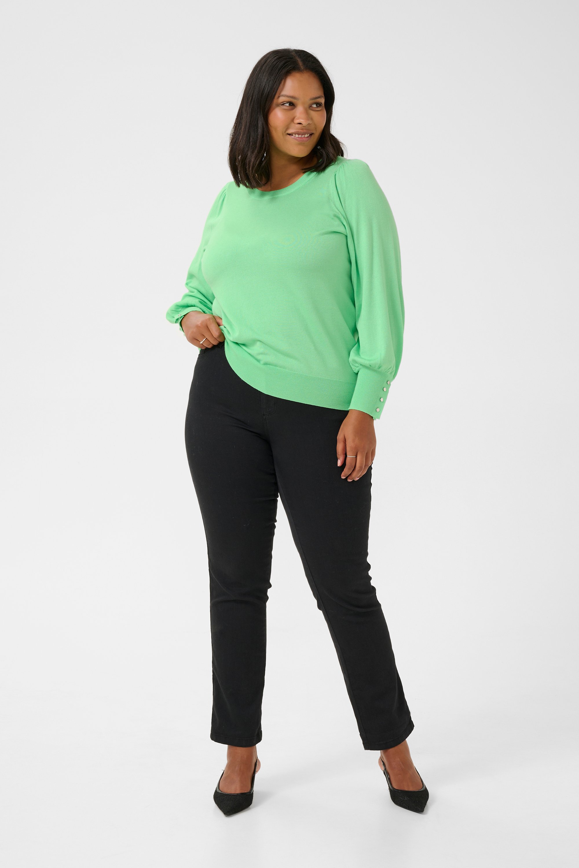 Thumbnail - Strickpullover Regular fit light green