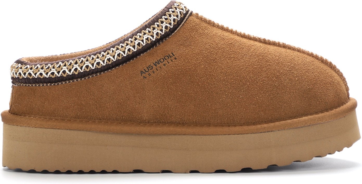 Aus Wooli Australia Mentone Plattform Hausschuhe
