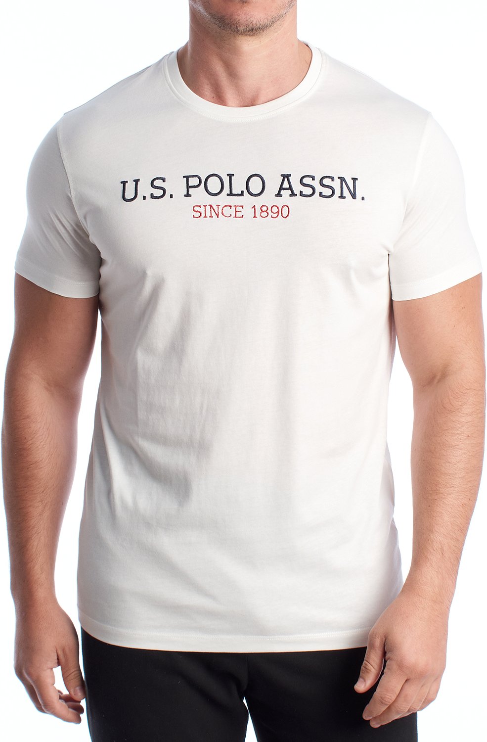 Herren-T-Shirt aus Baumwolle mit kurzen Ärmeln US42154022