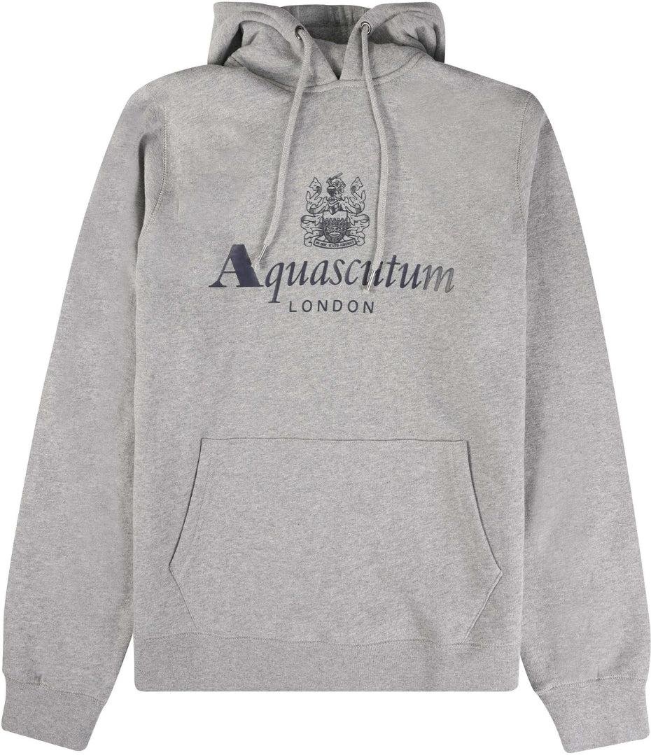 Aquascutum - "Active" Kapuzenpullover für Herren (Hellgrau)