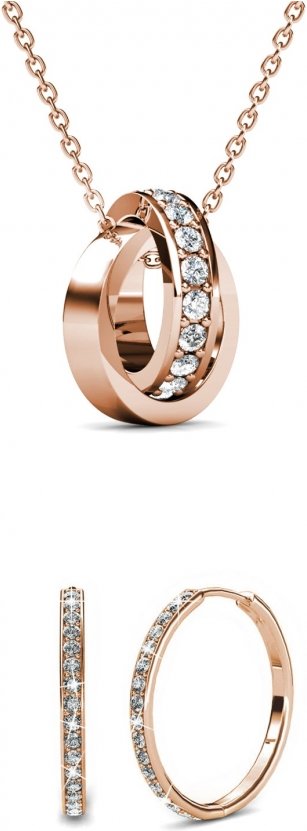 Parures Chic Kreisreifen - Or Rosé et Cristal