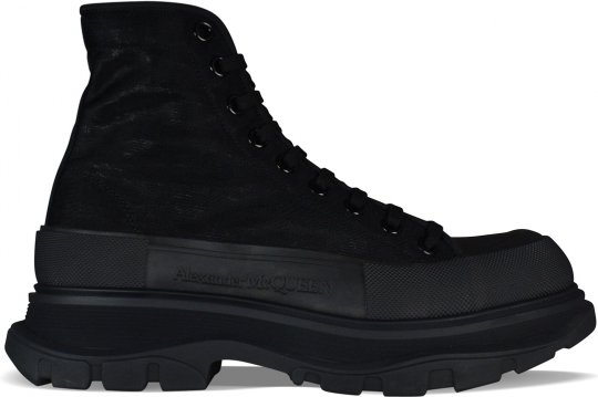 Alexander McQueen Sneakers Tread Slick Schwarz