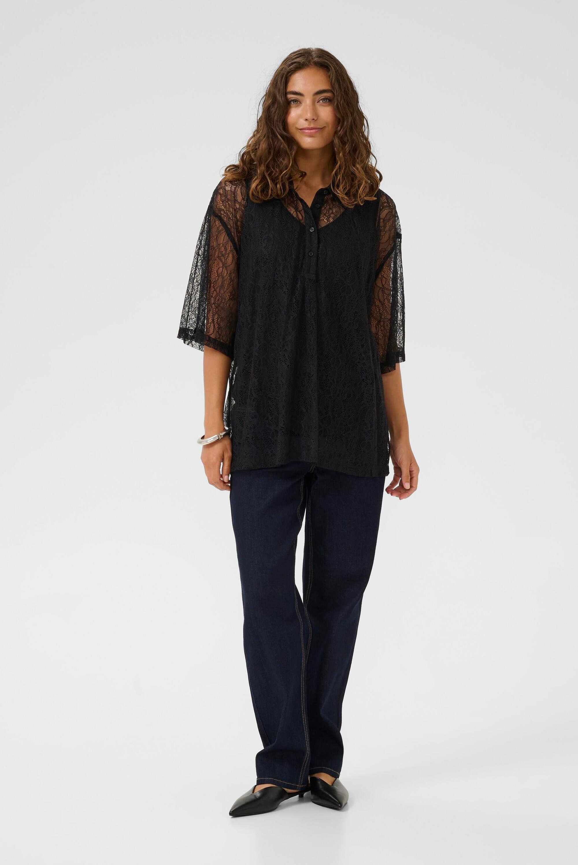 Kurzarm-Bluse CUkasi Kurzarm-Bluse Oversize fit