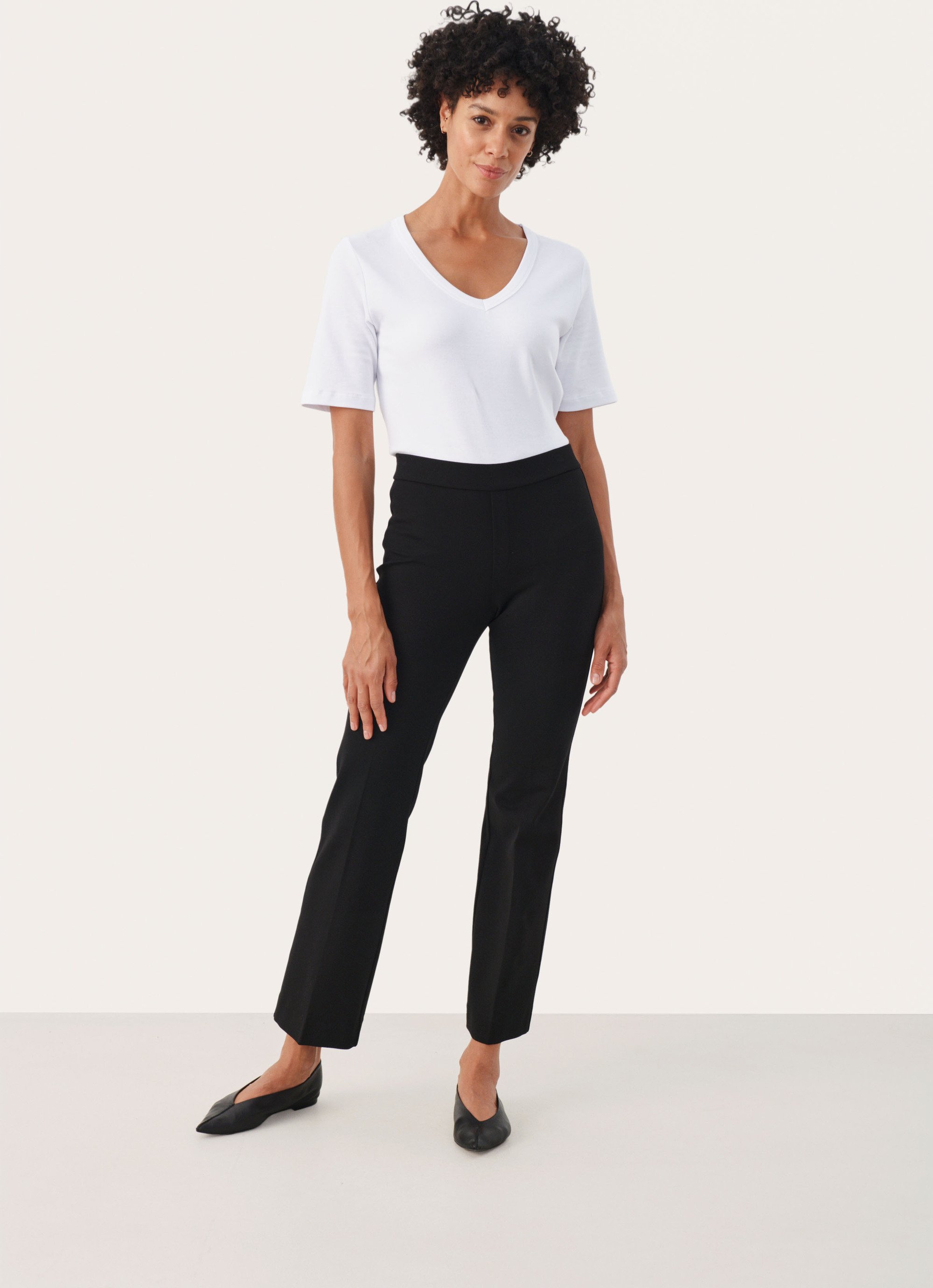 Thumbnail - Strickhose Easy fit Blac