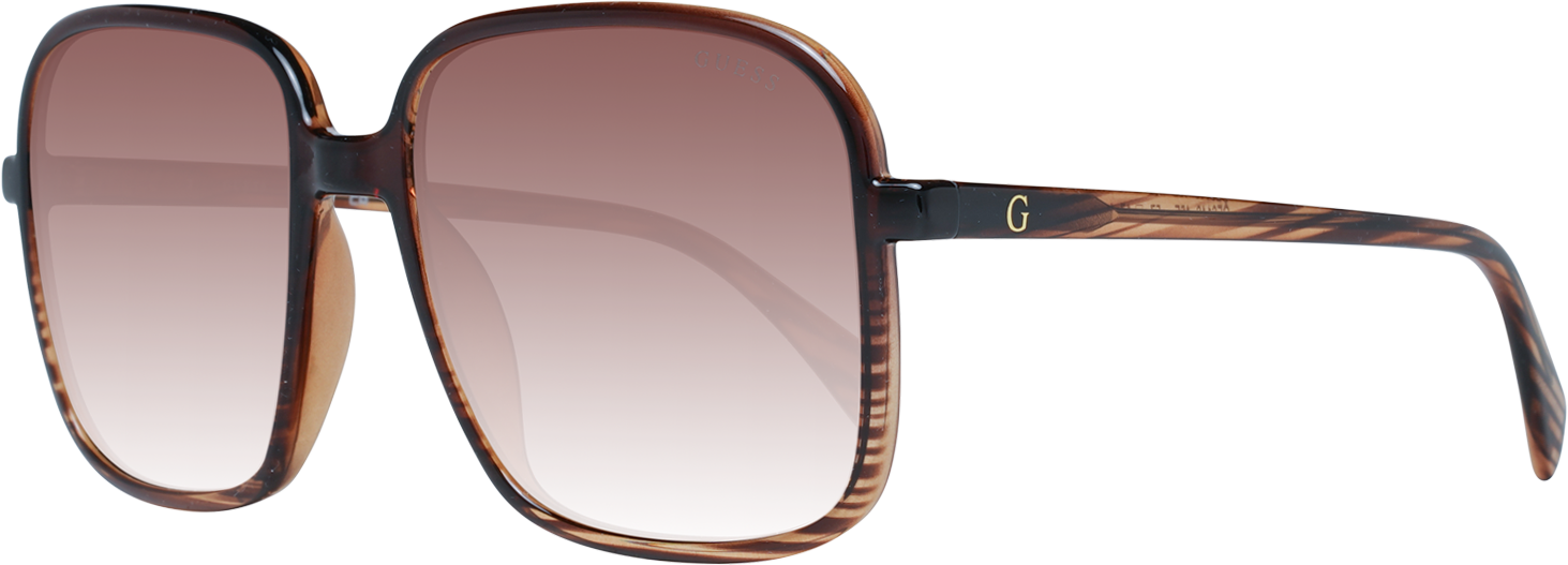 Guess Sonnenbrille GF6146 45F Braun Braun Verlauf
