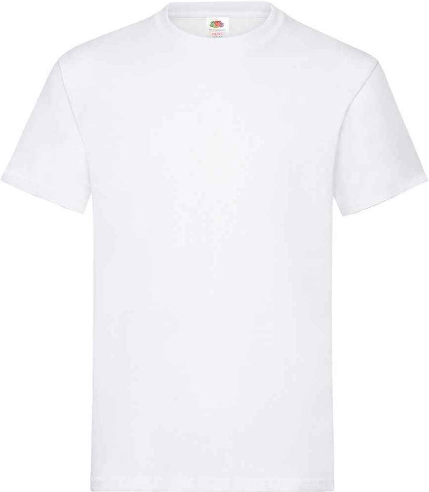 Fruit of the Loom - T-Shirt für Herren/Damen Unisex (Weiß)