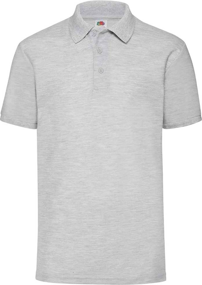 Fruit of the Loom - "65/35" Poloshirt für Herren (Grau meliert)