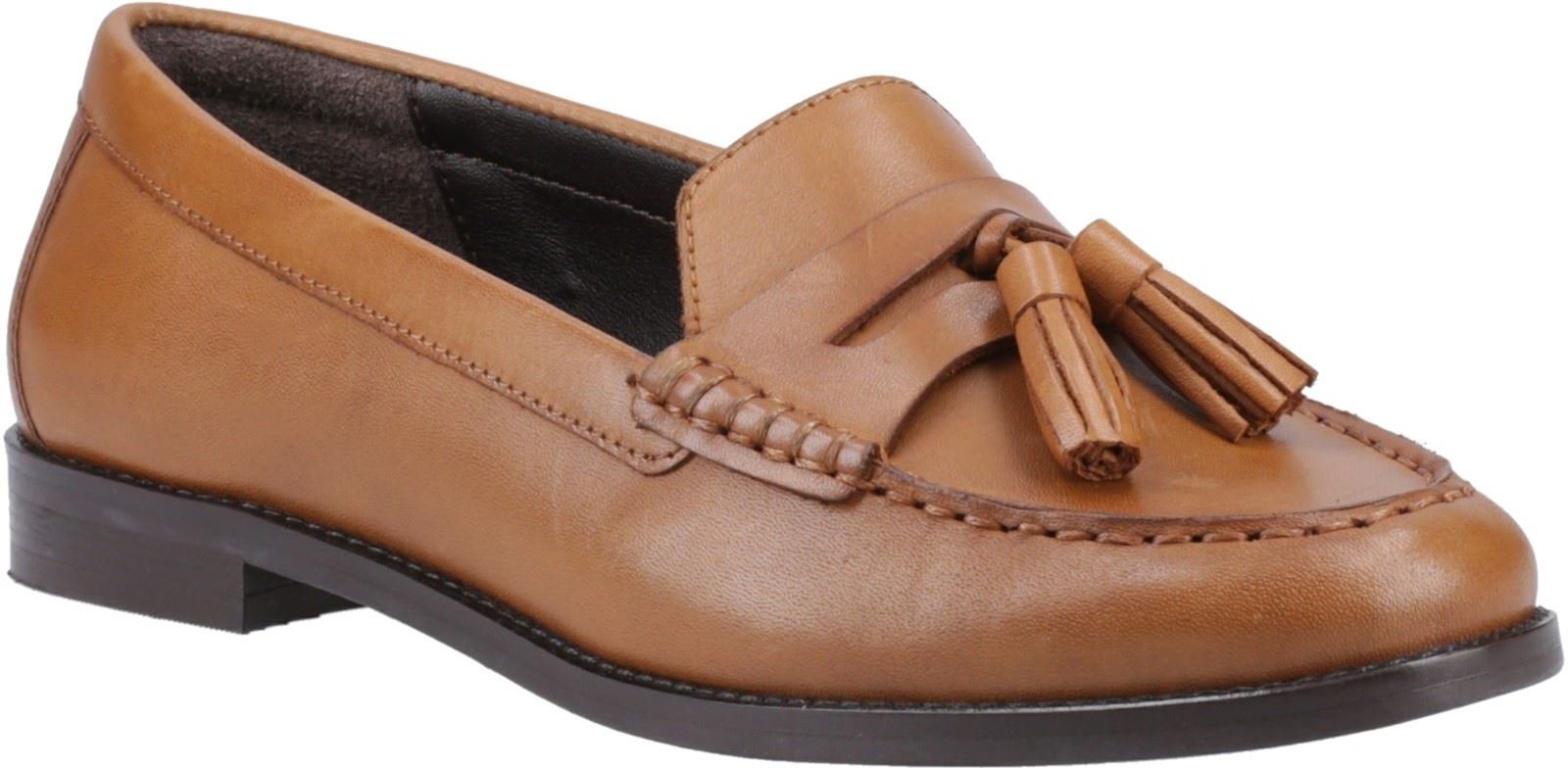 Thumbnail - Hush Puppies Connie Leder Damen Tan Loafers
