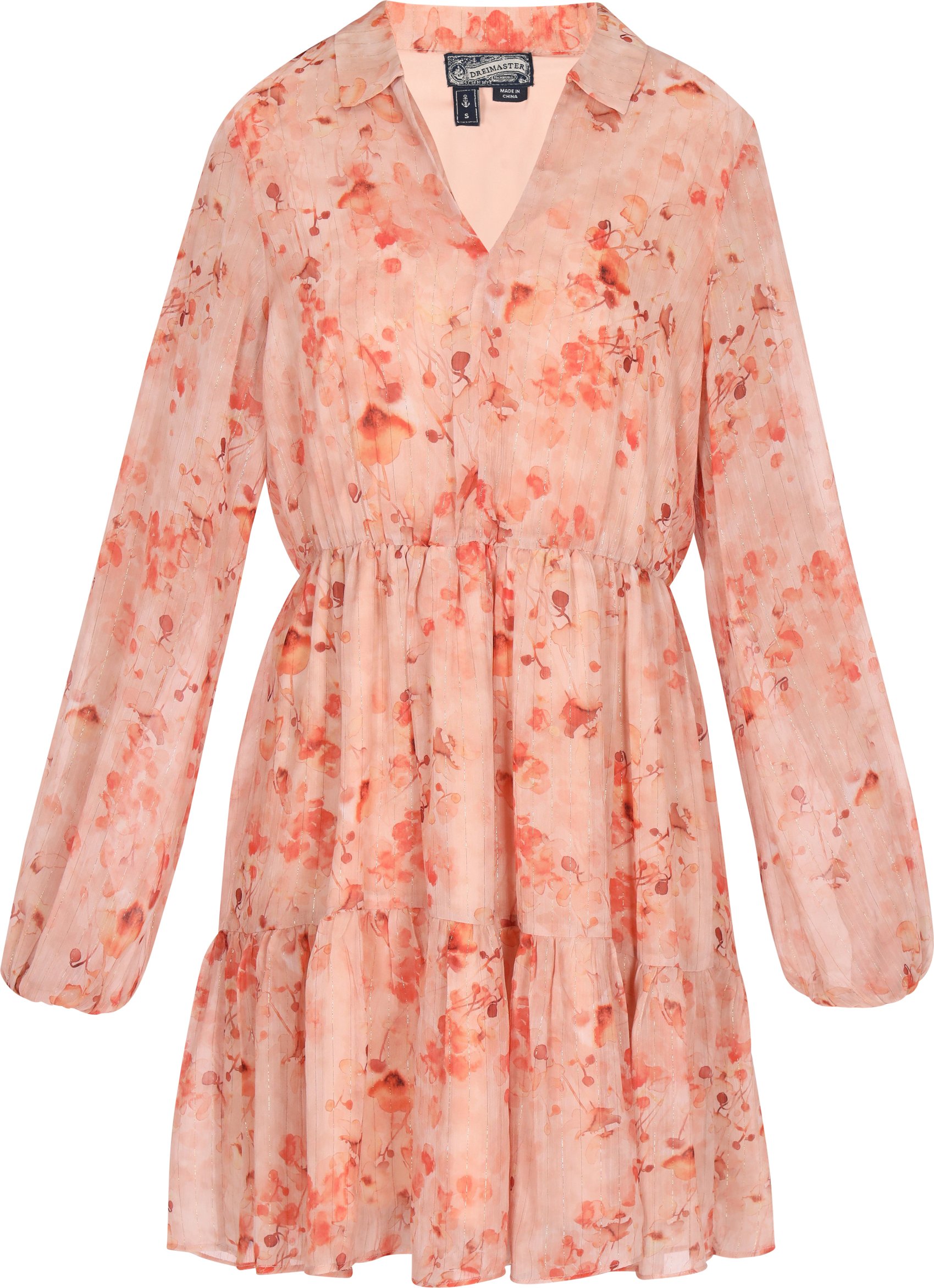 Thumbnail - Dreimaster Kleid Frauen Aprikose