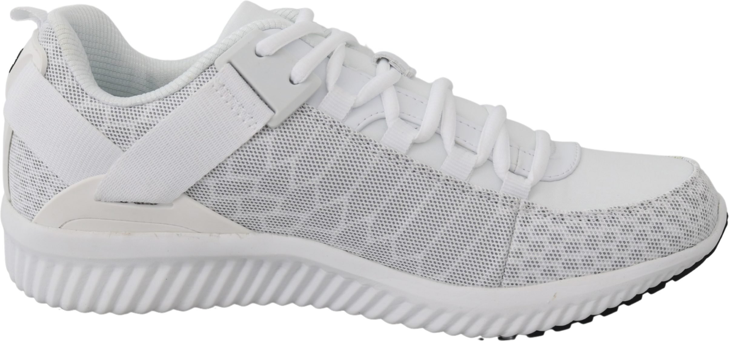 Plein Sport Herren Weiß Polyester Adrian Turnschuhe Schuhe