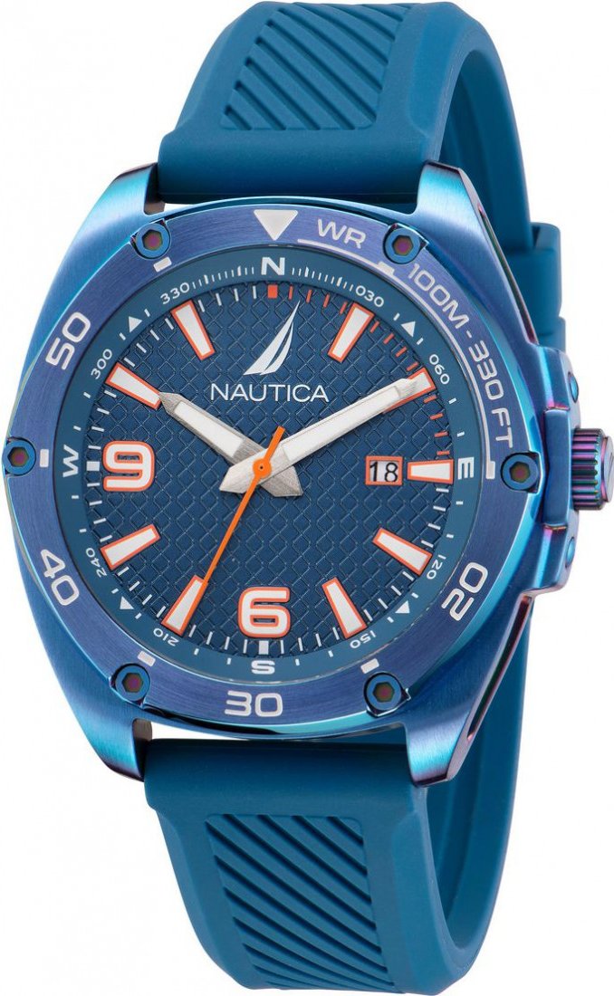 Nautica NAPTCF201 Herren Tin Can Bay Uhr