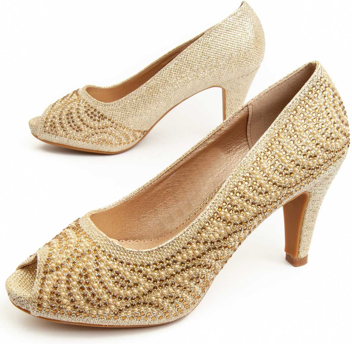 Montevita Absatzschuh Unne74 in Gold