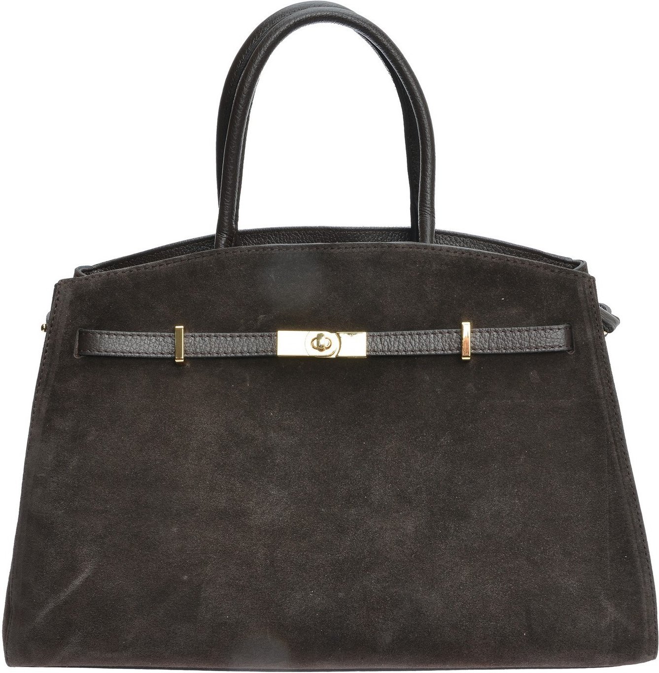 Isabella Rhea Bordeauxfarbene Lederhandtasche