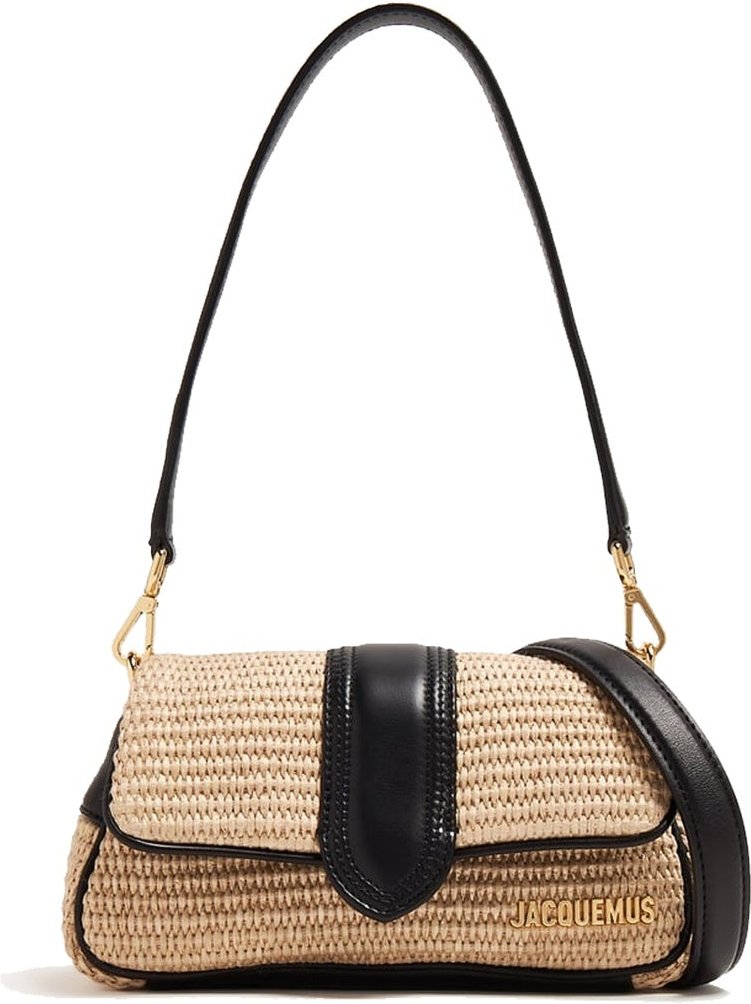 Jacquemus Le Petit Bambimou Raffiabast-Tasche