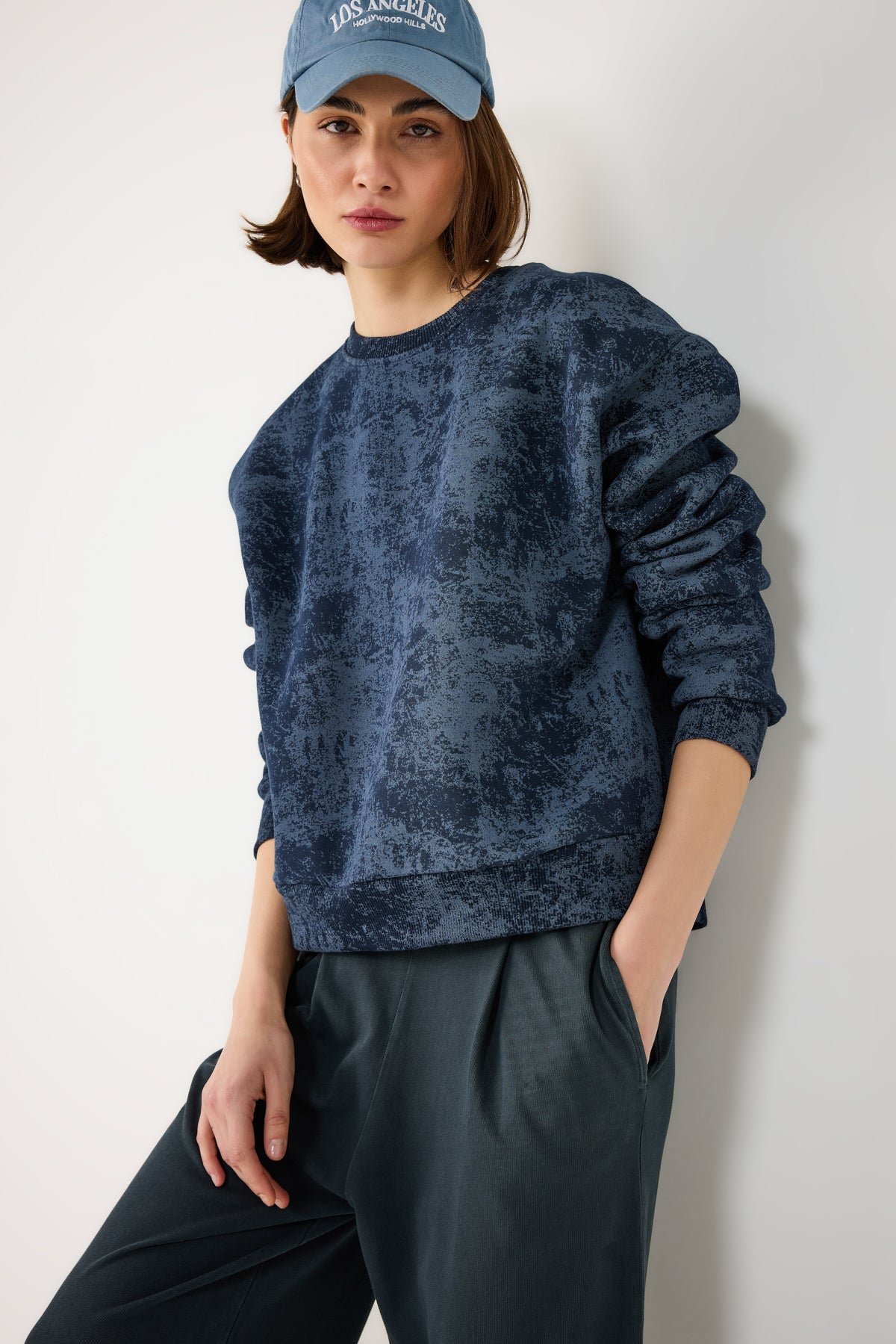 Waschbares Basic-Sweatshirt