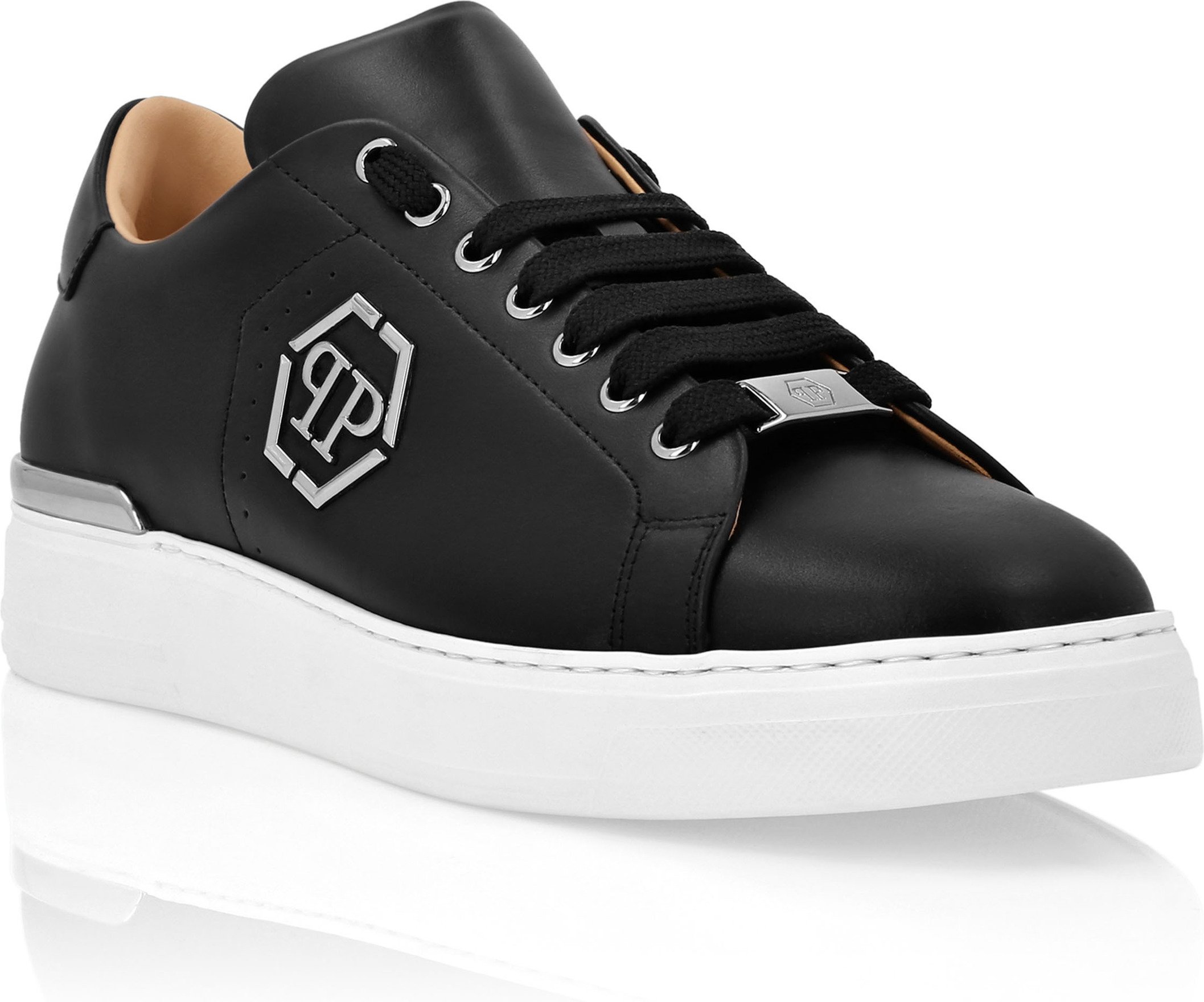 Nappa Leather Lo-Top Sneakers Hexagon