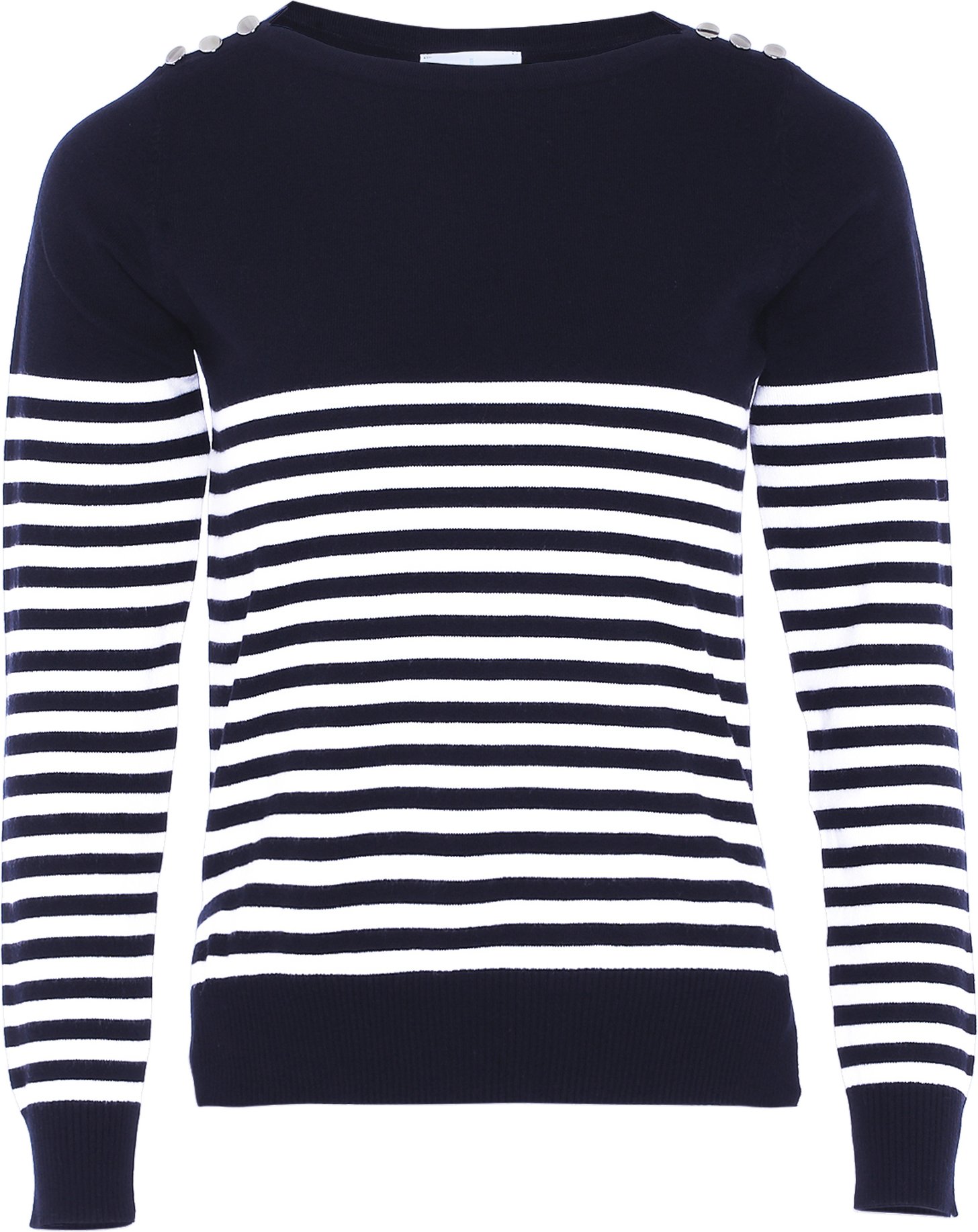 usha Zur Seite fahren Damen Dunkelmarine Wollweißer Streifen