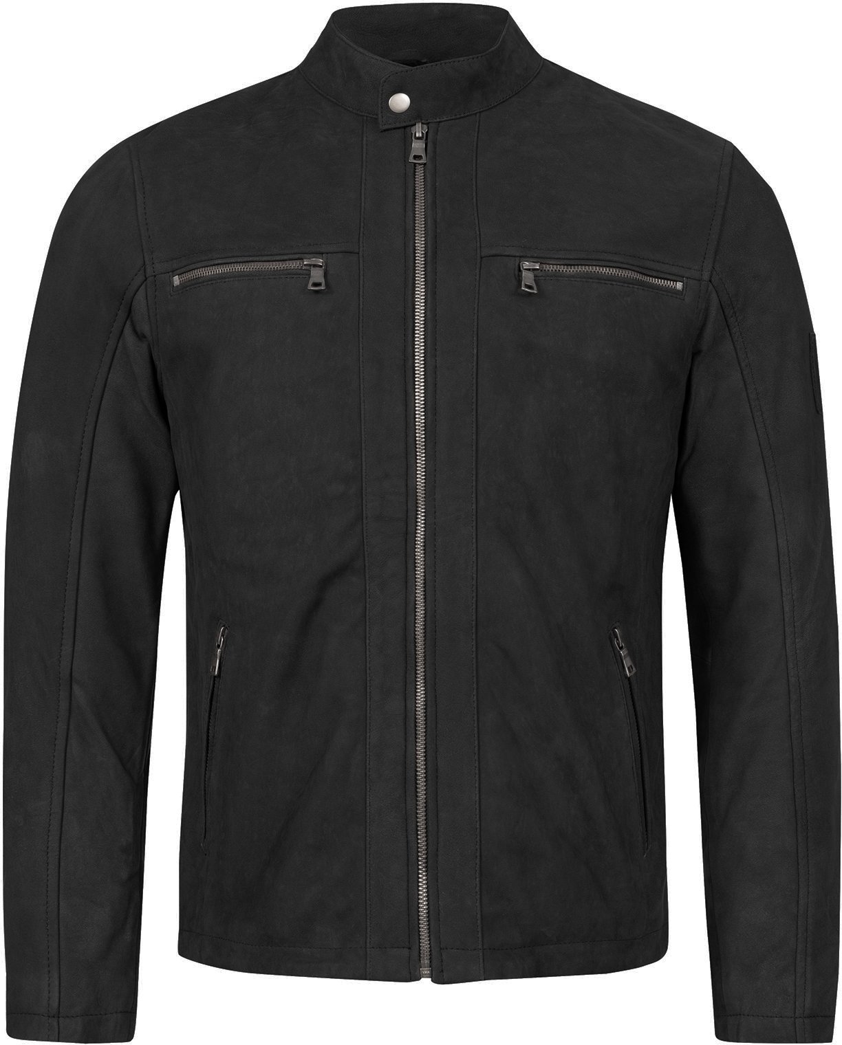 Thumbnail - Rock Creek Lederjacke Schwarz