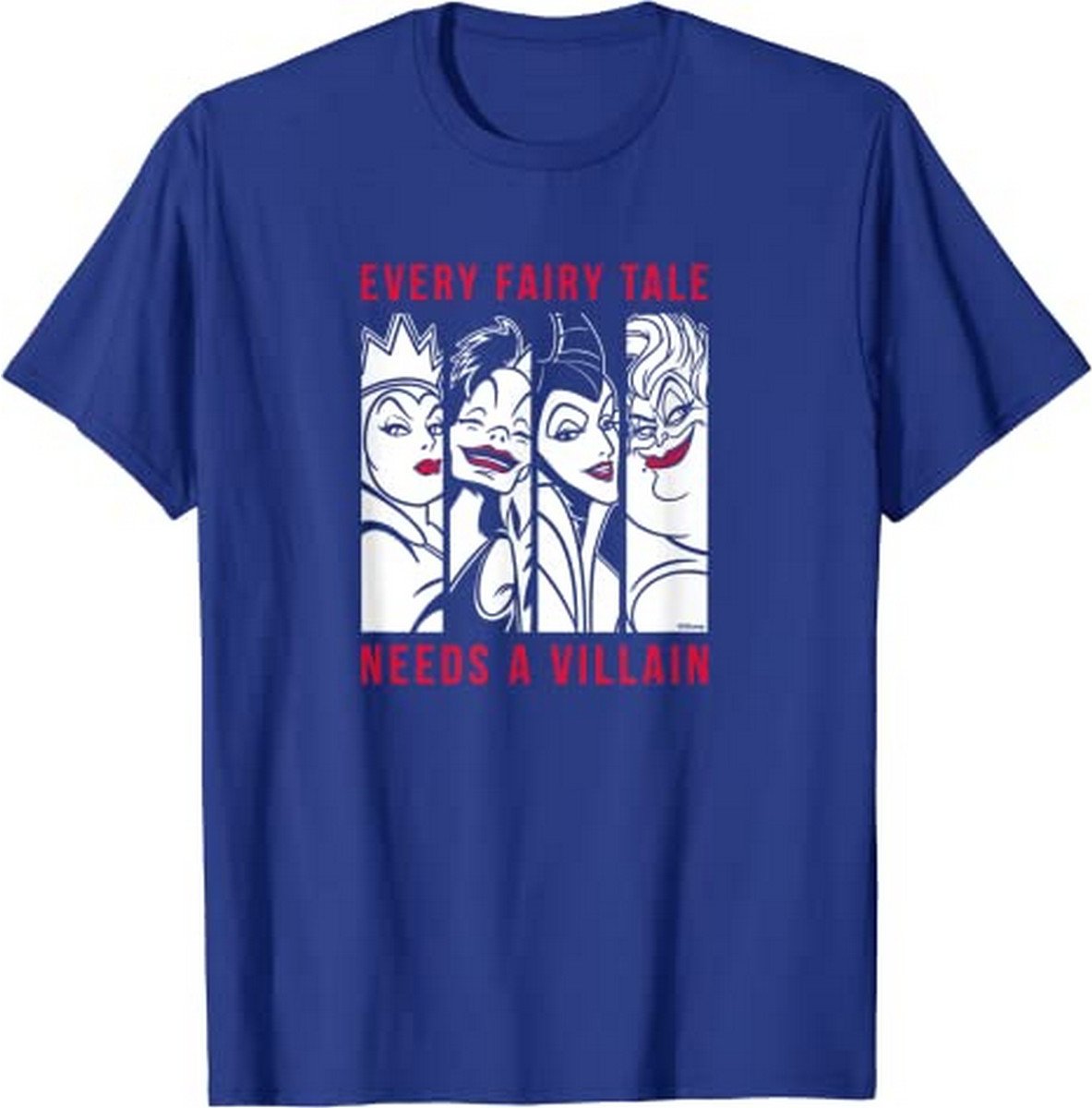Disney - "Every Fairy Tale Needs A Villain" T-Shirt für Herren (Marineblau)