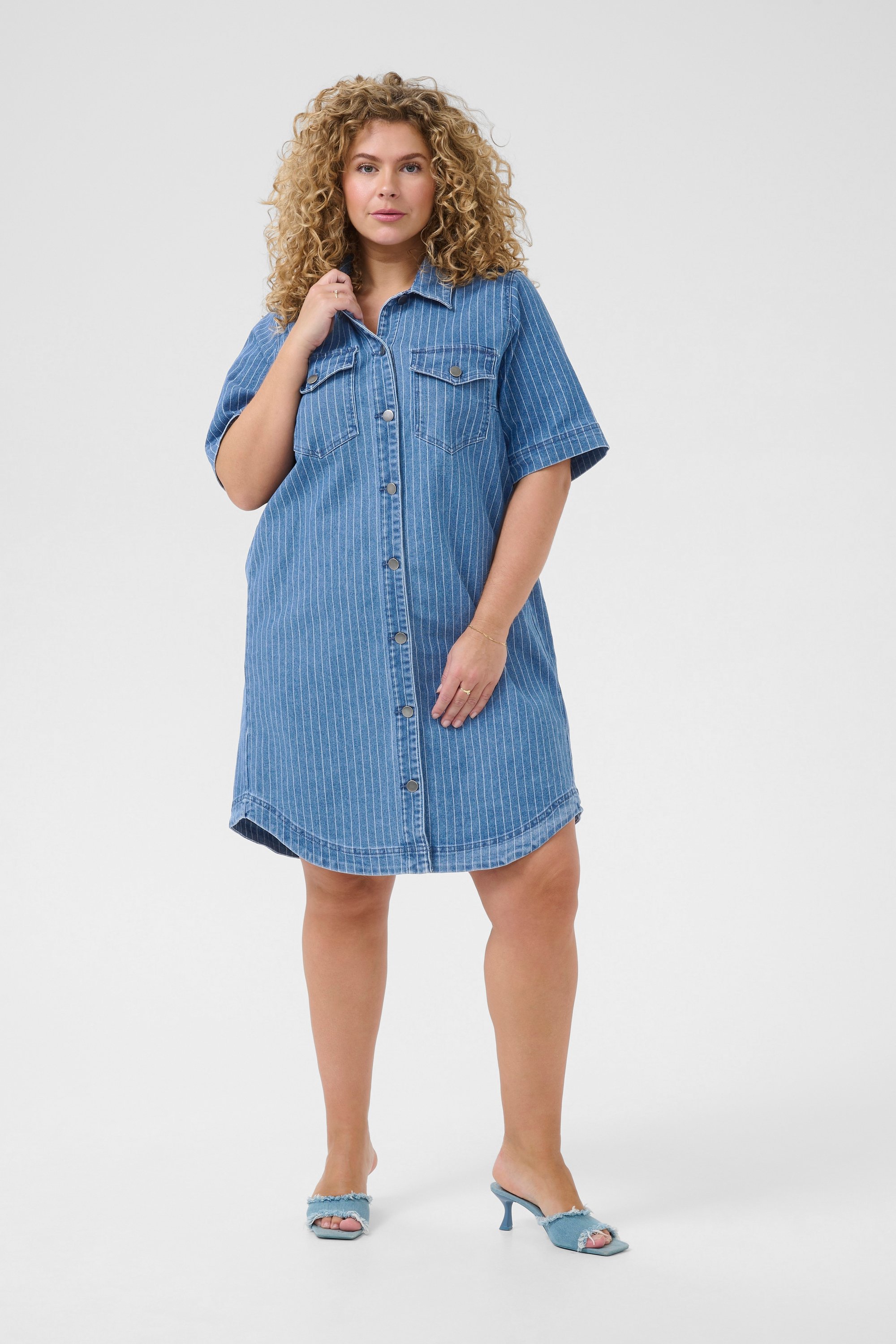 Denimkleid Loose fit blue