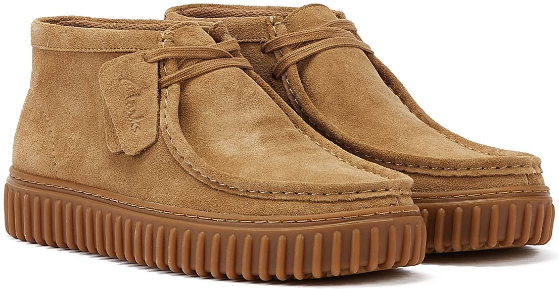 Clarks Torhill Hi Wildleder Herren Stiefel Braun