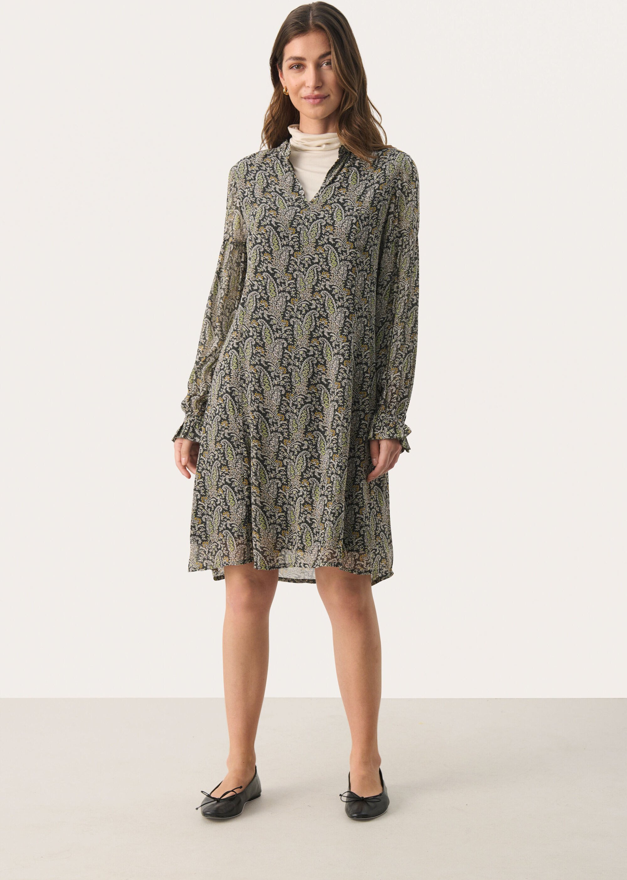 Kleid Lockere Passform multicolour