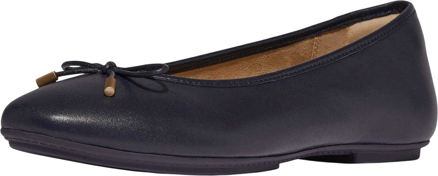 Fit Flop - "Delicato" Schleife Hausschuhe für Damen, Leder (Marine)