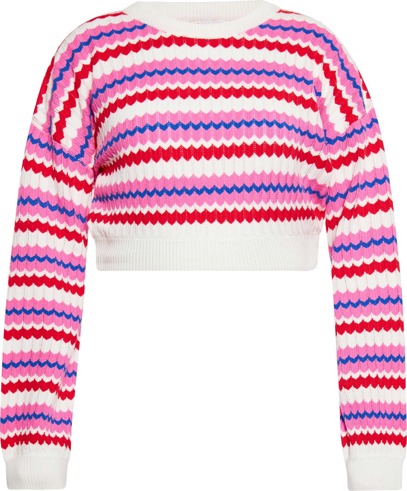 IZIA Zur Seite fahren Damen Wollweiß Mehrfarbig