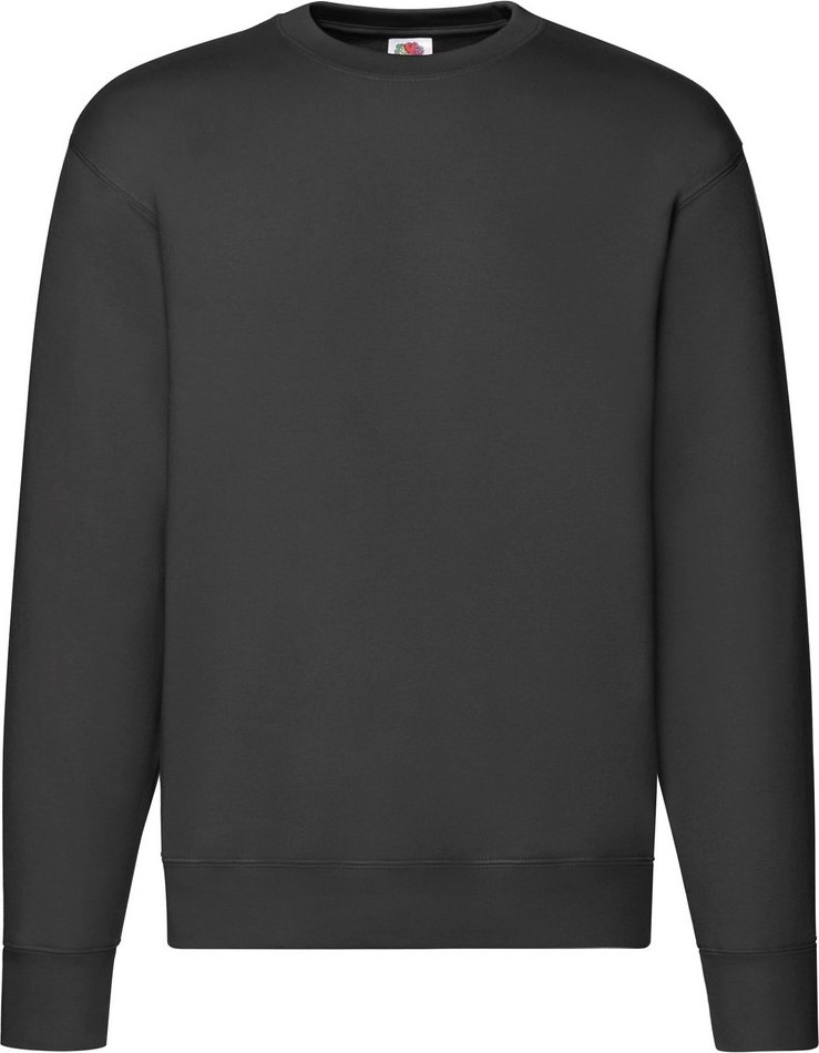 Fruit of the Loom Herren Premium Set-in Sweatshirt (Schwarz)