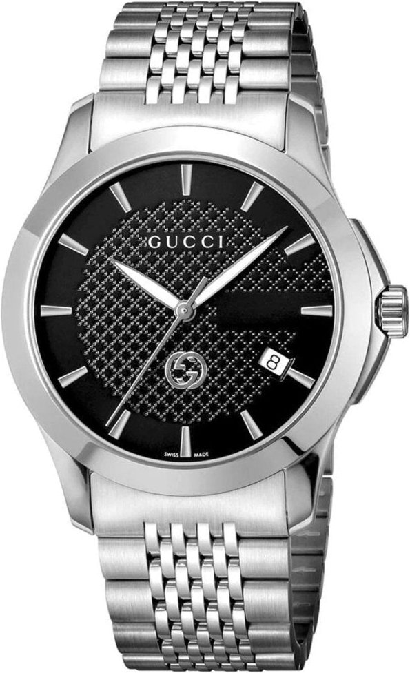 Gucci YA1264106 Dive schwarzes Zifferblatt Herrenuhr