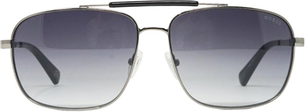Guess Aviator Shiny Gunmetal Sonnenbrille