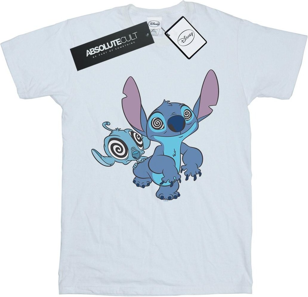 Disney - "Lilo And Stitch Hypnotized" T-Shirt für Mädchen (Weiß)