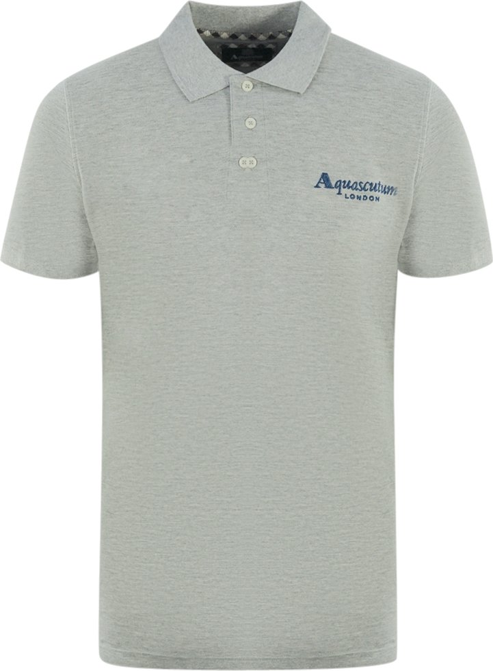 Aquascutum London 1851 Graues Poloshirt