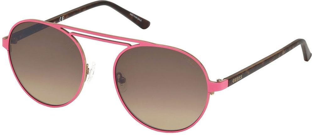 Gu7622 Pinkbraun Farbverlauf Pilotenbrille