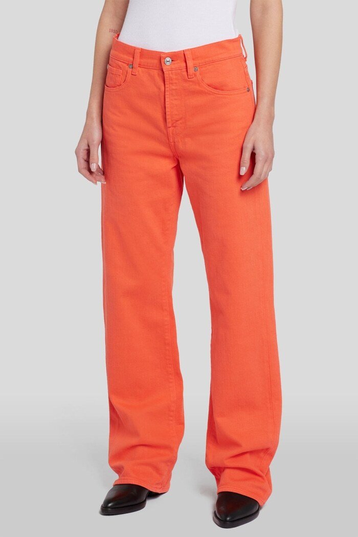 Damen Pants Tess Trouser Colored Mankind Straight Fit