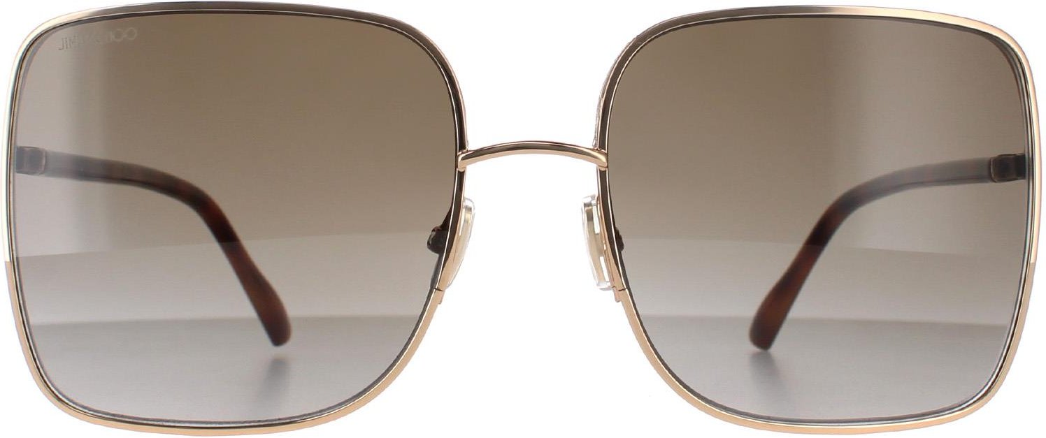 Jimmy Choo Square Damen Gold Havanna Braun Farbverlauf ALIANA/S