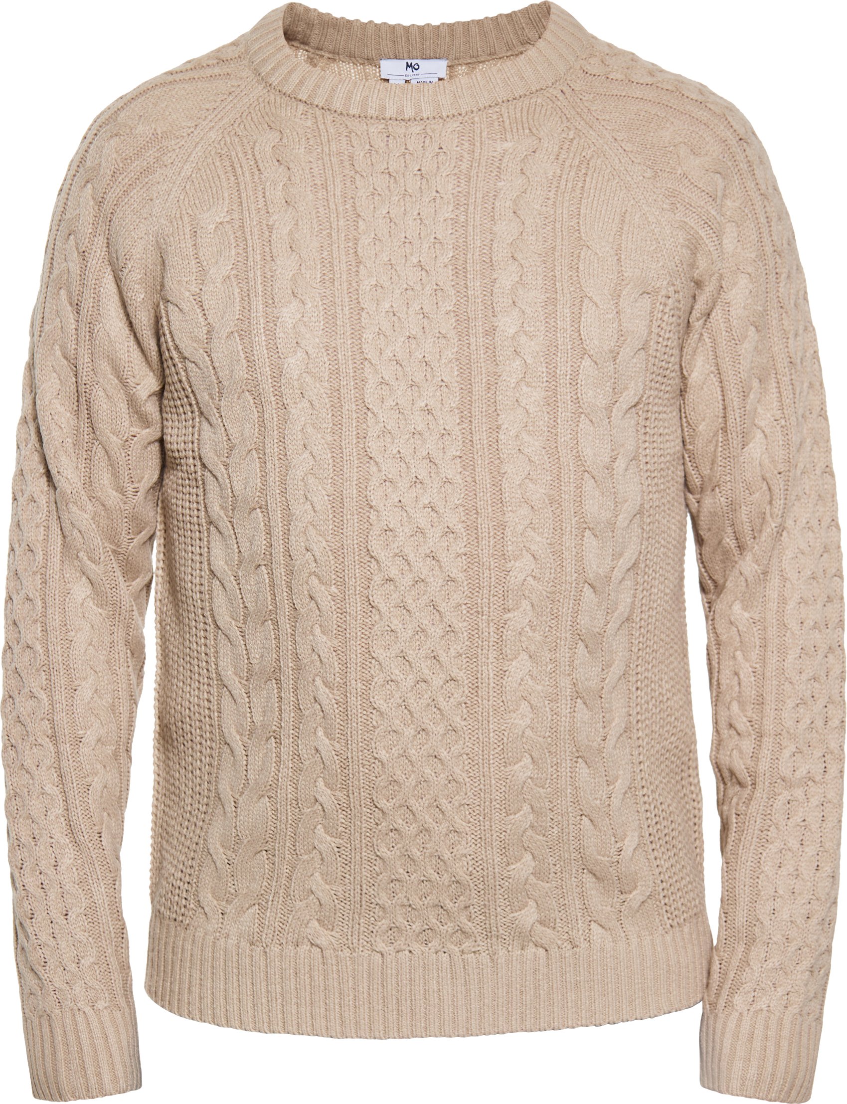 Thumbnail - Mo Strickpullover Herren Kamel